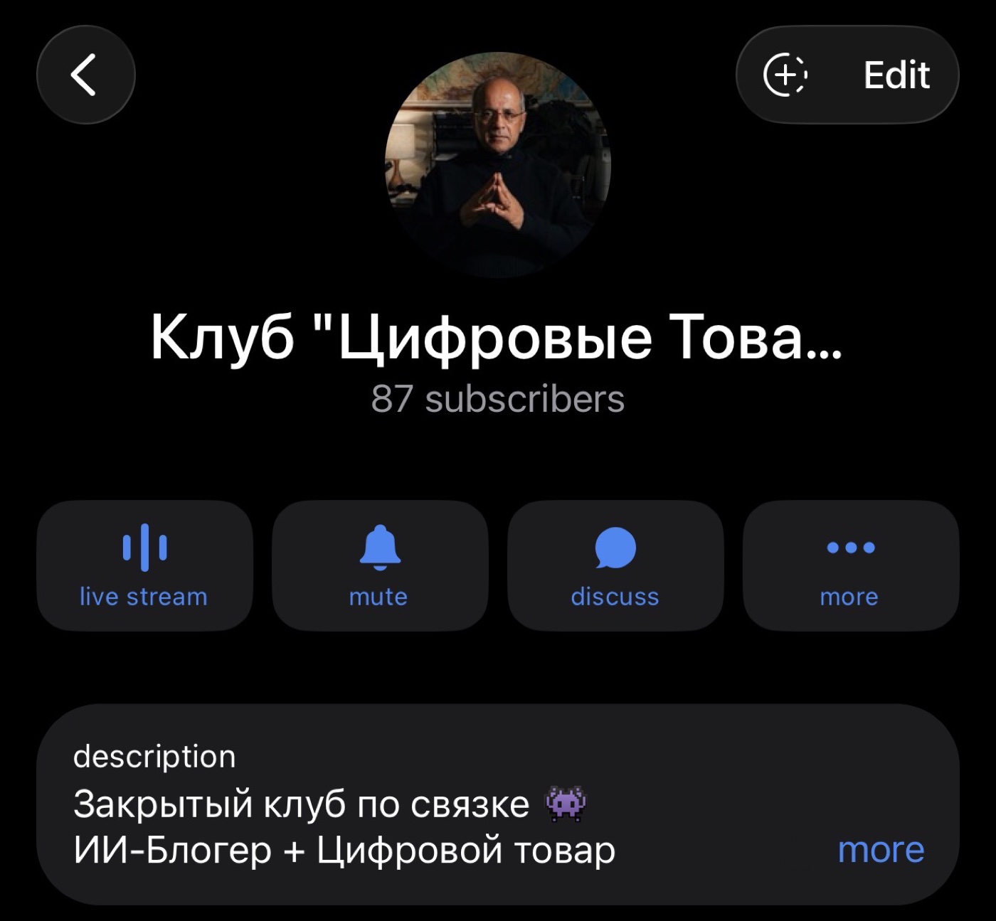 Закрытый клуб «Цифровые Товары»: 87 участников